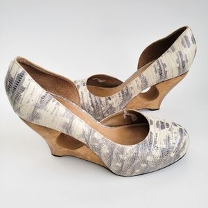 Schuler & Sons Philadelphia D'Orsay Wedge Heel size 6.5B